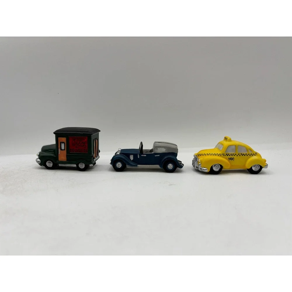 Department 56 1987 Vintage Heritage Village Auto Accessories Set of 3 5964-1 EUC